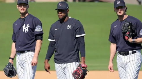 New York Yankees' pitchers. (Getty)