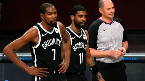 Kevin Durant & Kyrie Irving. (Getty)