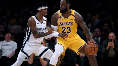 LeBron James & Ja Morant. (Getty)