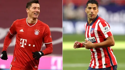 Robert Lewandowski and Luis Suárez (Getty)