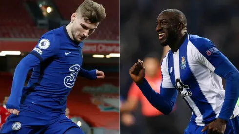 Timo Werner (left) & Moussa Marega. (Getty)