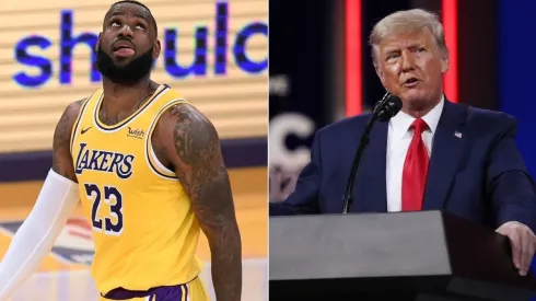 LeBron James & Donald Trump. (Getty)