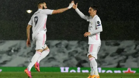 Karim Benzema & Luka Modric. (Getty)