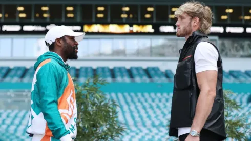 Mayweather and Paul are ready to step into the ring in an exhibition fight (Getty).
