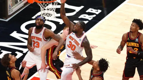 Knicks vs Hawks. (Getty)