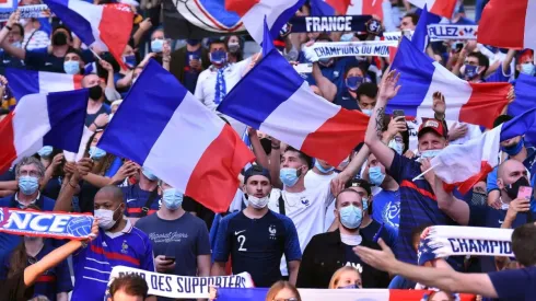 France national team supporters. (Getty)
