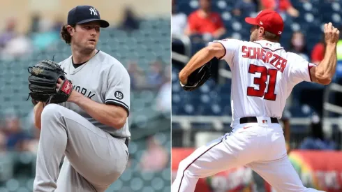 Gerrit Cole (left) & Max Scherzer. (Getty)
