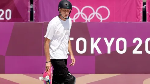 Tony Hawk at the Ariake Sports Park Center in Tokyo (Getty).