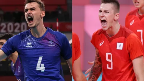 Jean Patry of France (left) and Ivan Iakovlev of ROC (right). (Getty)