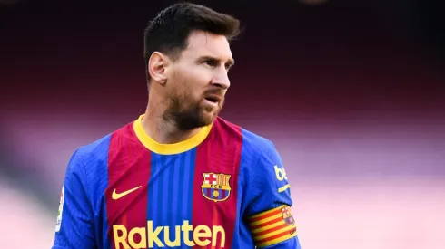 Lionel Messi will address the press after the announcement of his departure from Barcelona (Getty).