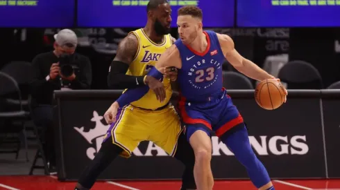 Blake Griffin vs. the Lakers. (Getty)