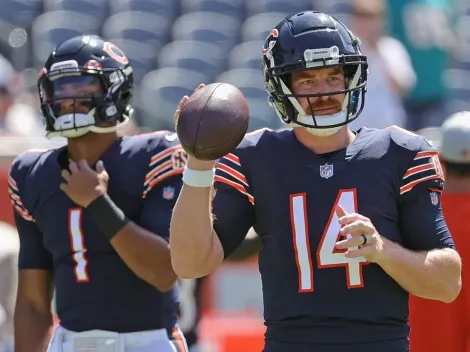 Bears QB Andy Dalton issues strong warning to Justin Fields and the rest of the NFL