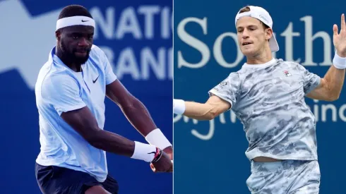 Frances Tiafoe (left) and Diego Schwartzman (Getty).
