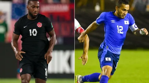 David Junior Hoilett of Canada (left) and Marvin Monterrosa (Getty).