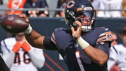 Justin Fields of the Chicago Bears