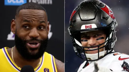 LeBron James (left) & Tom Brady