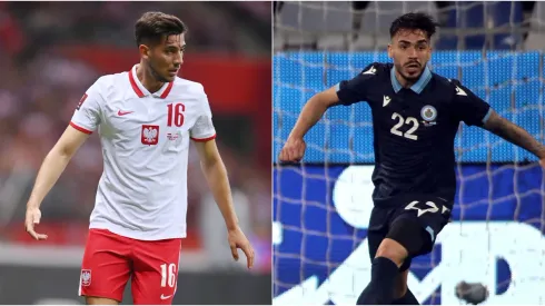 Jakub Moder of Poland (left) and Fabio Tomassini of San Marino (right)