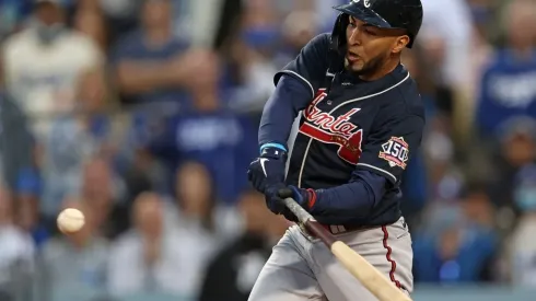 Eddie Rosario #8 of the Atlanta Braves