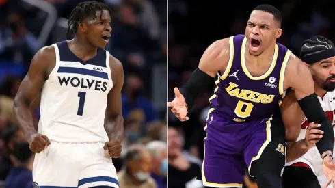 Anthony Edwards (left) & Russell Westbrook