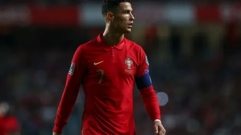 Cristiano Ronaldo after the game vs Serbia.