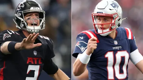 Matt Ryan (left) & Mac Jones