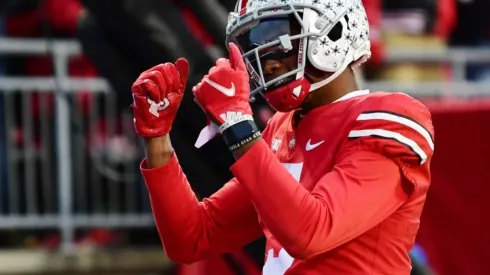 Garret Wilson of the Buckeyes at the game vs Purdue