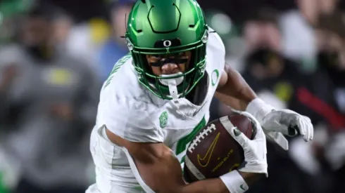Widereceiver Johnny Johnson III of Oregon Ducks
