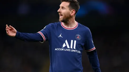 Lionel Messi of Paris Sant-Germain looks on during the UEFA Champions League group A.