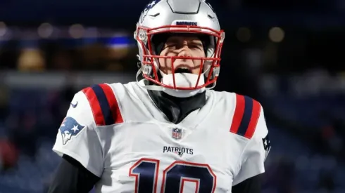 Mac Jones of New England Patriots during the game vs Buffalo Bills