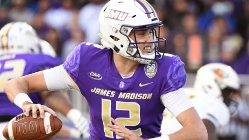 Quarterback Cole Johnson of James Madsion Dukes