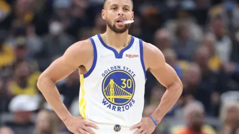 Stephen Curry of Warriors at the recent game vs Indiana Pacers on December 13