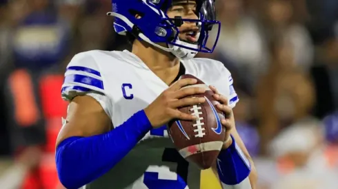 Quarterback Jaren Hall of Brigham Young Cougars