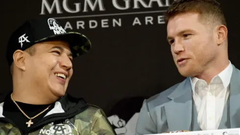 Canelo Alvarez and his manager Eddy Reynoso, Boxing