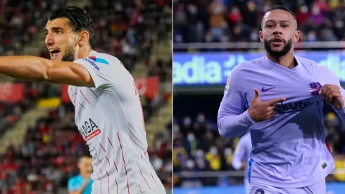 Rafa Mir and Memphis Depay, top scorers for Seville and Barcelona