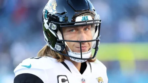 Quarterback Trevor Lawrence of Jacksonville Jaguars at the game vs Titans on December 12