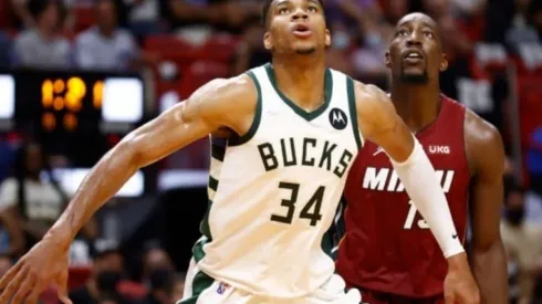 Giannis Antetokounmpo star of the Milwaukee Bucks