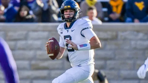 Quarterback Jarret Doege of West Virginia