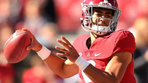 Quarterback Bryce Young of Alabama Crimson Tide