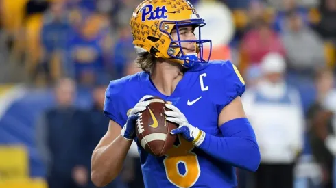 Quarterback Kenny Pickett of Pitt Panthers
