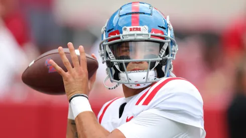 Ole Miss Rebels quarterback Matt Corral.