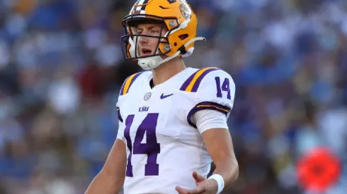 Quarterback Max Johnson of LSU