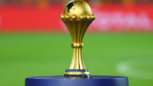 The Africa Cup of Nations trophy in 2019