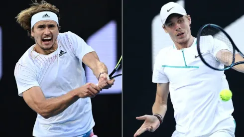 Alexander Zverev (left) and Denis Shapovalov
