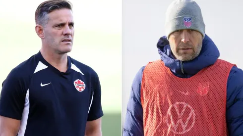 John Herdman of Canada (left) and Gregg Berhalter of the United States (right)