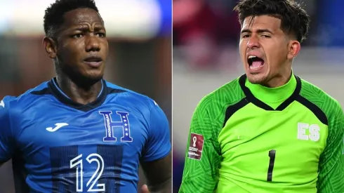 Romell Quioto of Honduras (left) and Mario Gonzalez of El Salvador (right)