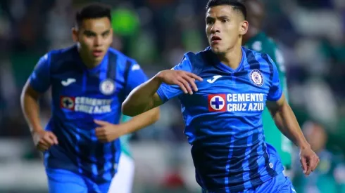 Uriel Antuna of Cruz Azul celebrates after scoring