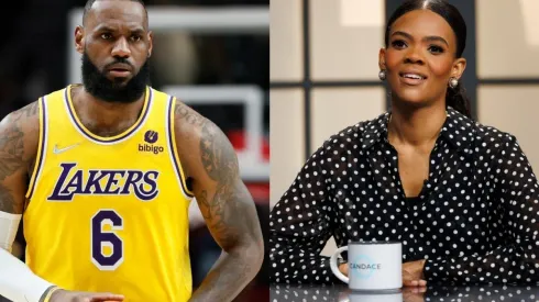 LeBron James (left) & Candace Owens