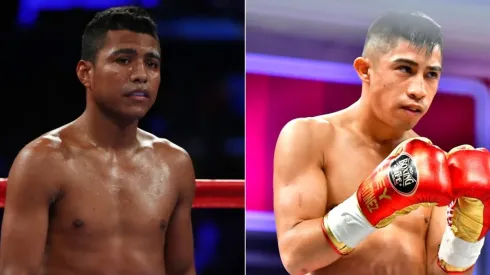 Roman Gonzalez (right) and Julio Cesar Martinez (left)