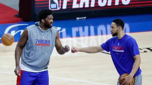 Joel Embiid and Ben Simmons