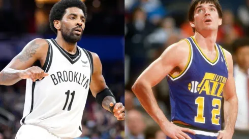 Kyrie Irving (left) & John Stockton